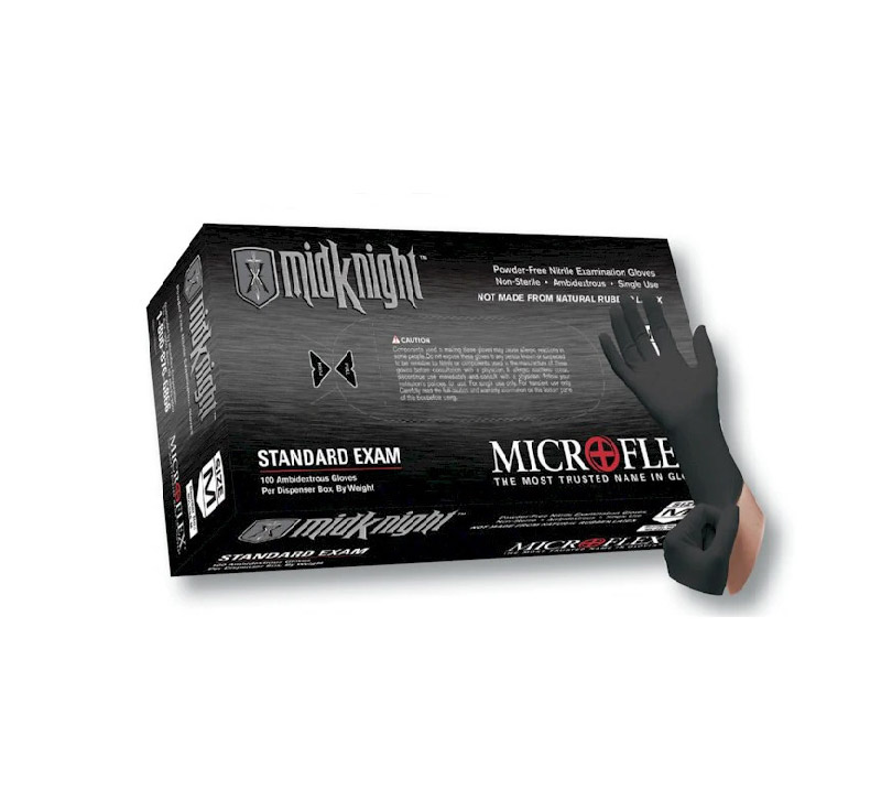 Ansell Microflex Midknight® NITRILE GLOVES