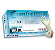 ComfortGripTM LATEX, POWDER FREE GLOVES