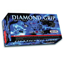 Diamond GripTM NATURAL LATEX, POWDER FREE