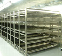 MORTUARY STORAGE RACK SYSTEM