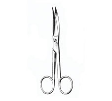 DISSECTION SCISSORS CURVED SHARP / SHARP