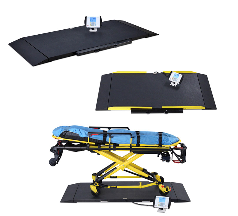 SECA 656 - PLATFORM SCALE on Wheels For STRETCHERS or GUERNEYS