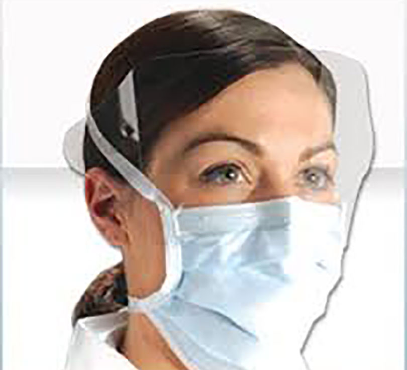 ShieldMate®-FACE MASKS with TIES, EYE SHIELD