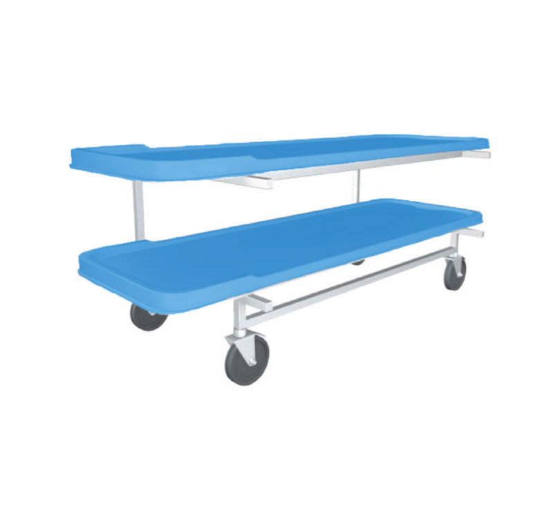 TWO BODY STORAGE CARRIER with Hi-Tech Plastic Tray